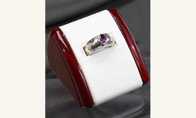 UNISEX RING  with birthstone